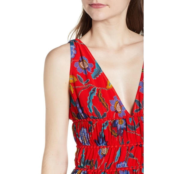 Rebecca Minkoff Red Floral Lucy Dress sz 2 EUC - Picture 11 of 16